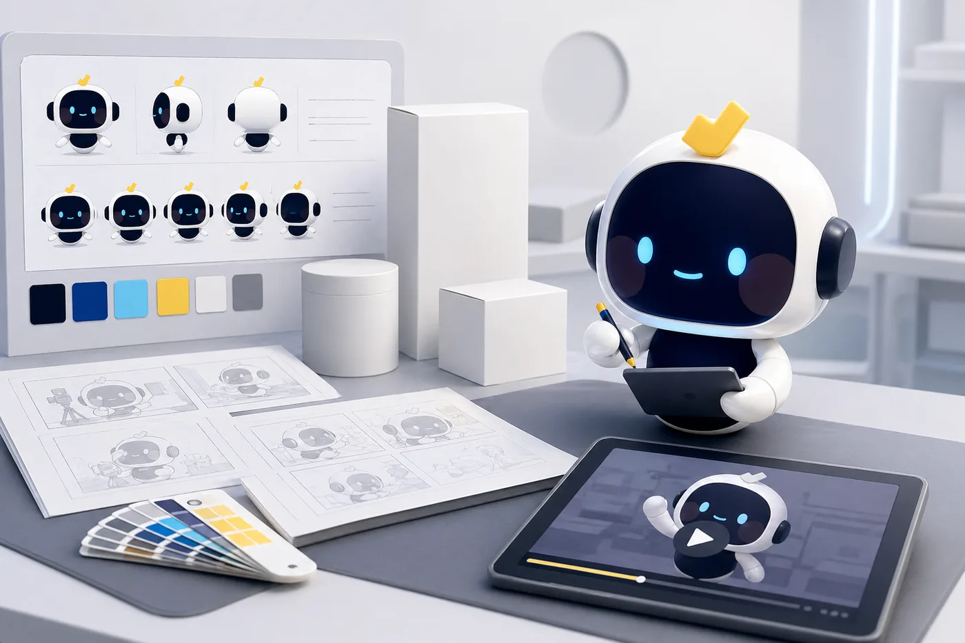 IPMotion 將旁白、背景音樂、Logo 與影片片段整合成品牌短片